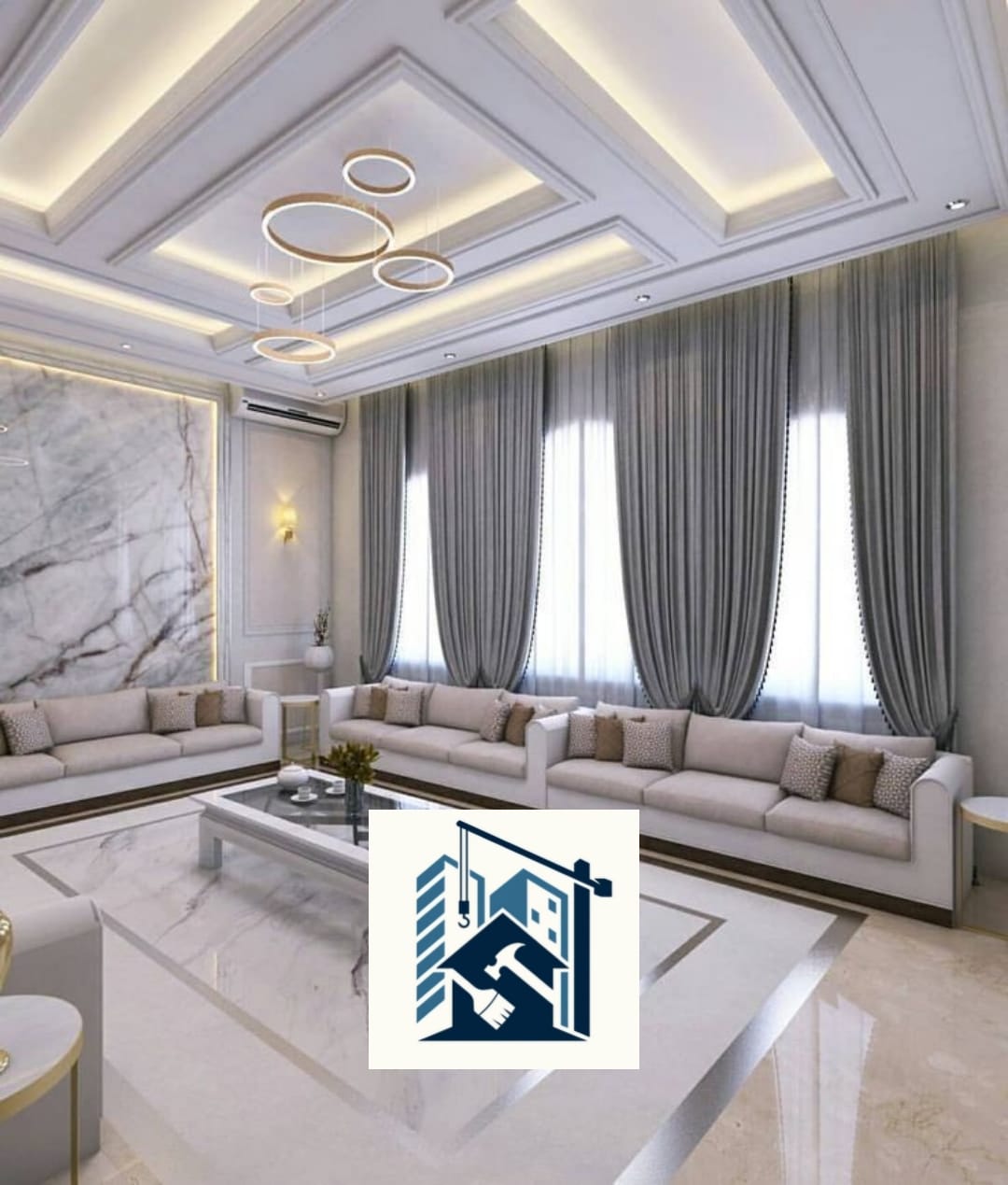 ديكورات حديثة للصالات في الدمام